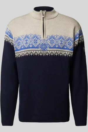 Dale of Norway Wollpullover mit Label-Stitching Modell 