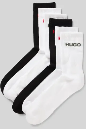 HUGO BOSS Socken mit Label-Print im 6er-Pack in , Größe 39-42