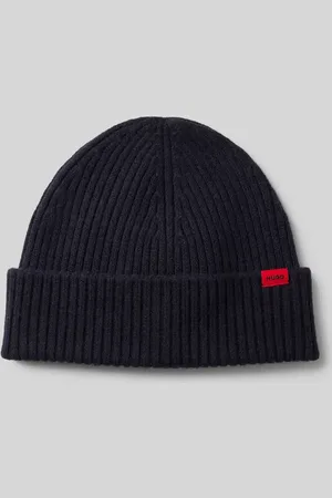 HUGO BOSS Beanie mit Label-Patch Modell 
