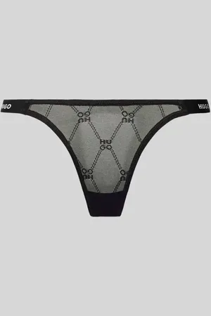 HUGO BOSS String mit Label-Print Modell 