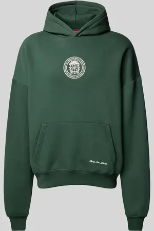 Prohibited Hoodie mit Label-Stitching Modell 