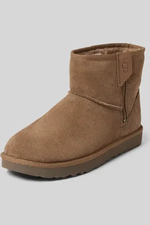 UGG Lederstiefel mit Label-Badge Modell 