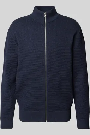 TOM TAILOR Regular Fit Strickjacke aus reiner Baumwolle mit Strukturmuster in , Größe XS