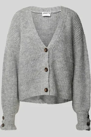 Jake*s Oversized Strickjacke mit Woll-Anteil in , Größe S