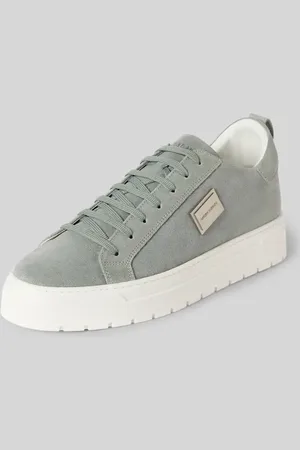 Antony Morato Low Top Sneaker aus Leder mit Label-Detail in , Größe 40
