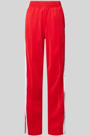 adidas Straight Leg Trainingshose mit Druckknopfleiste Modell 