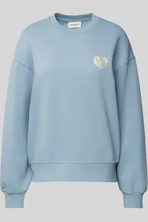 Carhartt Sweatshirt mit Label-Stitching Modell 
