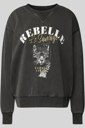 ONLY Comfort Fit Sweatshirt aus Baumwoll-Mix Modell 