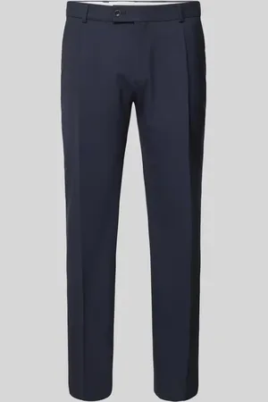 Club of Gents Regular Fit Anzughose mit Bügelfalten Modell 