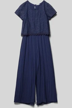 happy girls Loose Fit Jumpsuit mit Plisseefalten in , Größe 140