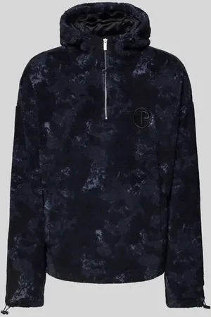 Pegador Teddyfellhoodie mit Logo-Stitching in , Größe XS