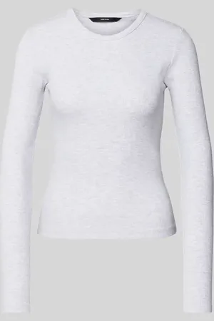 VERO MODA Slim Fit Langarmshirt mit Baumwoll-Anteil Modell 
