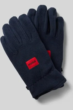 HUGO BOSS Handschuhe mit Label-Patch Modell 