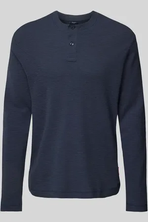JOOP! Longsleeve mit geripptem Rundhalsausschnitt Modell 