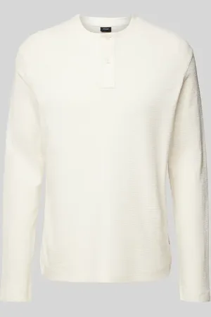 JOOP! Longsleeve mit geripptem Rundhalsausschnitt Modell 