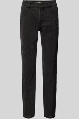 Christian Berg Slim Fit Jeans mit Gürtelschlaufen und Viskose-Anteil in , Größe 34