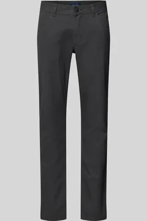 Christian Berg Straight Leg Hose mit Strukturmuster in , Größe 31/32