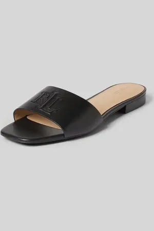 Ralph Lauren Slides mit Label-Stitching Modell 