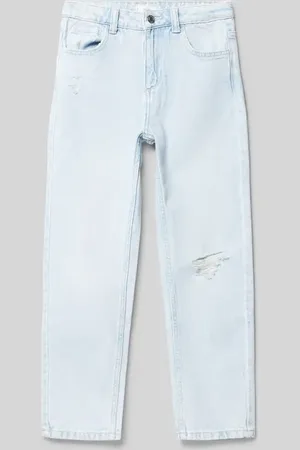 MANGO Mom Fit Jeans im aus reiner Baumwolle in , Größe 122