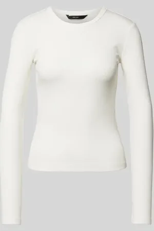 VERO MODA Slim Fit Langarmshirt mit Baumwoll-Anteil Modell 