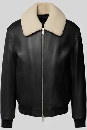 Moose Knuckles Lederjacke aus echtem Leder in , Größe XL
