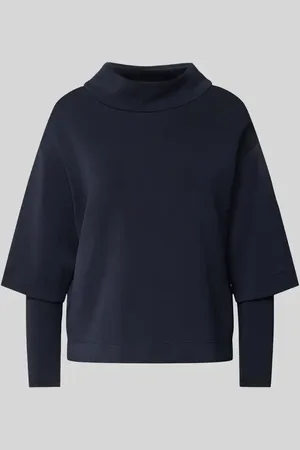 QS by s.Oliver Loose Fit Sweatshirt aus Scuba mit überschnittenen Schultern in , Größe 34