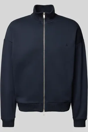Drykorn Sweatjacke mit Motiv-Stitching Modell 