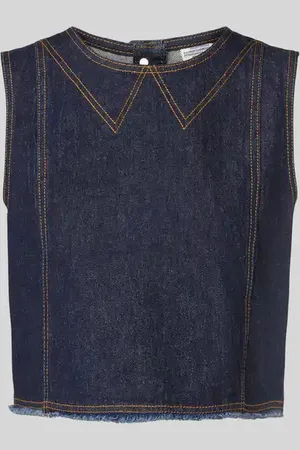 Baum & Pferdgarten Tanktop in Denim-Optik in , Größe 34