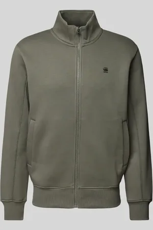 G-Star Sweatjacke mit Label-Stitching in , Größe XS