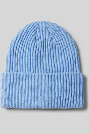 Pieces® Beanie aus Rippstrick mit Umschlag Modell 