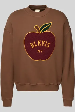 BLKVIS Oversized Sweatshirt mit Label-Stitching in , Größe S