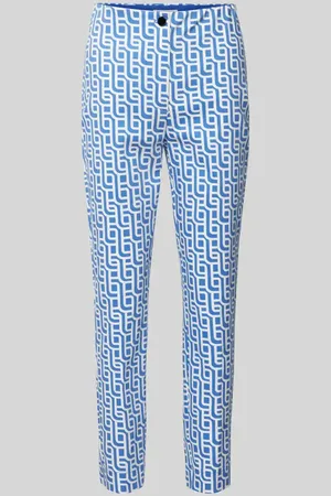 Christian Berg Slim Fit Stoffhose mit verkürztem Schnitt in , Größe 34