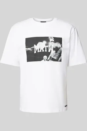 Review T-Shirt mit Label-Print in , Größe XS