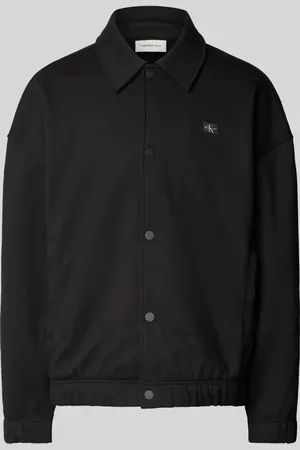 Calvin Klein Sweatjacke mit Label-Patch in , Größe M