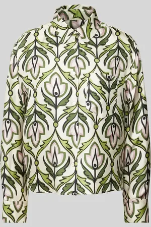 Max Mara Regular Fit Seidenbluse mit Umlegekragen Modell 