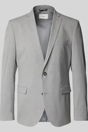 QS by s.Oliver Slim Fit 2-Knopf-Sakko aus elastischem Viskose-Mix mit 2-Knopf-Verschluss in , Größe 48