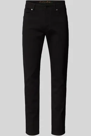 Christian Berg Straight Fit Jeans mit Brand-Detail in , Größe 32/30