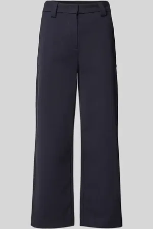 Marc O’ Polo Loose Fit Stoffhose aus Bio-Baumwoll-Interlock-Jersey in verkürzter Passform in , Größe 36