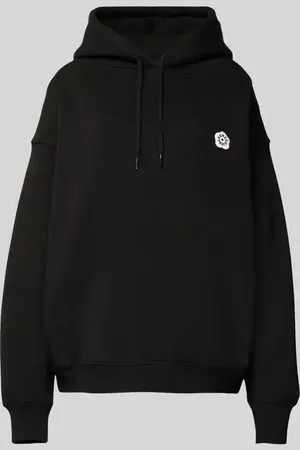 Kenzo Oversized Hoodie mit Label-Print in , Größe XS