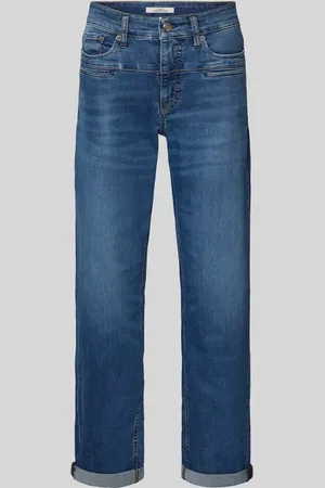 Cambio Slim Fit Jeans mit verkürztem Schnitt Modell 