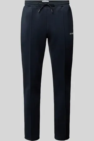 Les Deux Sweatpants mit Logo-Print Modell 
