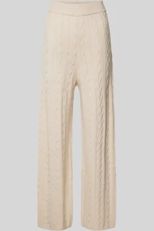 Christian Berg Strickhose mit Zopfmuster in , Größe M