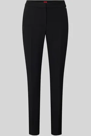 HUGO BOSS Skinny Fit Stoffhose mit Bügelfalten Modell 