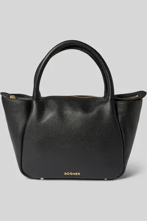 Bogner Handtasche aus Leder mit Label-Applikation Modell 