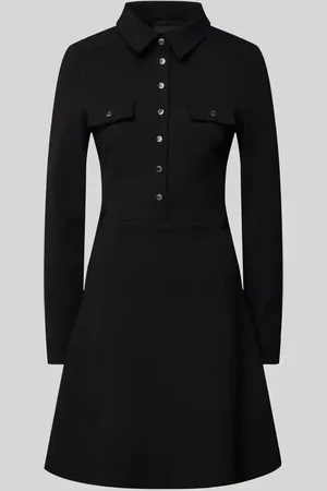 Guess Knielanges Kleid mit Umlegekragen Modell 