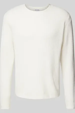 JACK & JONES Strickpullover mit gerippten Abschlüssen Modell 