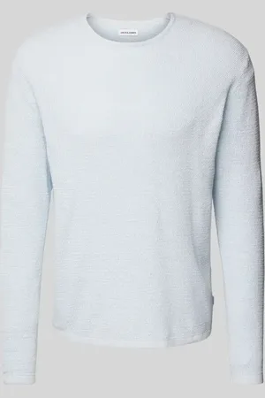 JACK & JONES Strickpullover mit gerippten Abschlüssen Modell 