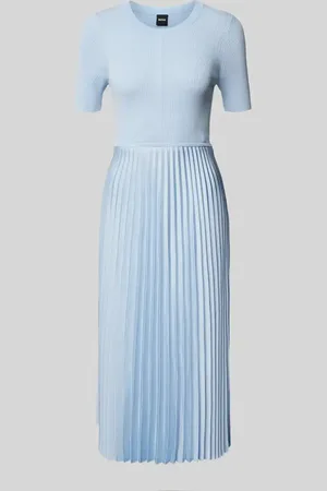 HUGO BOSS Midikleid mit Plisseefalten Modell 