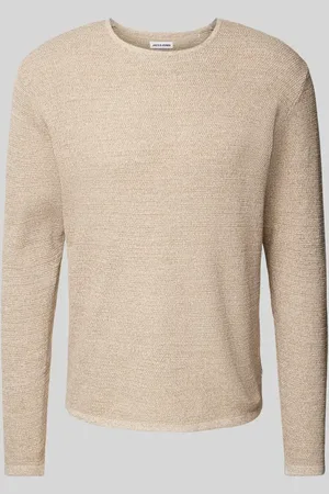 JACK & JONES Strickpullover mit gerippten Abschlüssen Modell 