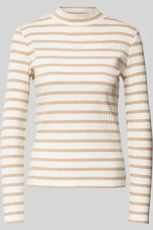 QS by s.Oliver Shaped Fit Langarmshirt mit Baumwoll-Anteil in , Größe 46
